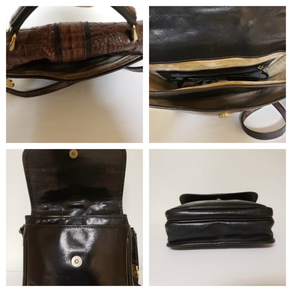 Brahmin VTG Leather Crossbody Handbag - Picture 8 of 8